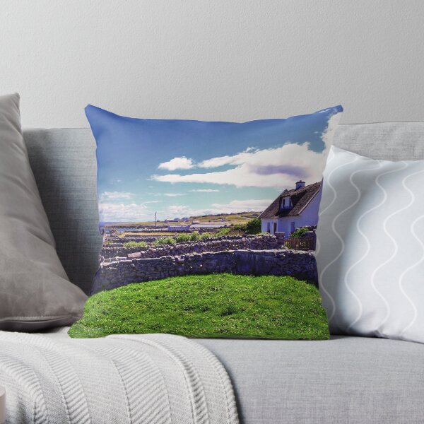 A day in Inis Oirr! Throw Pillow
