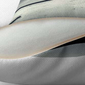 Alternate view of Bleak harbour Throw Pillow