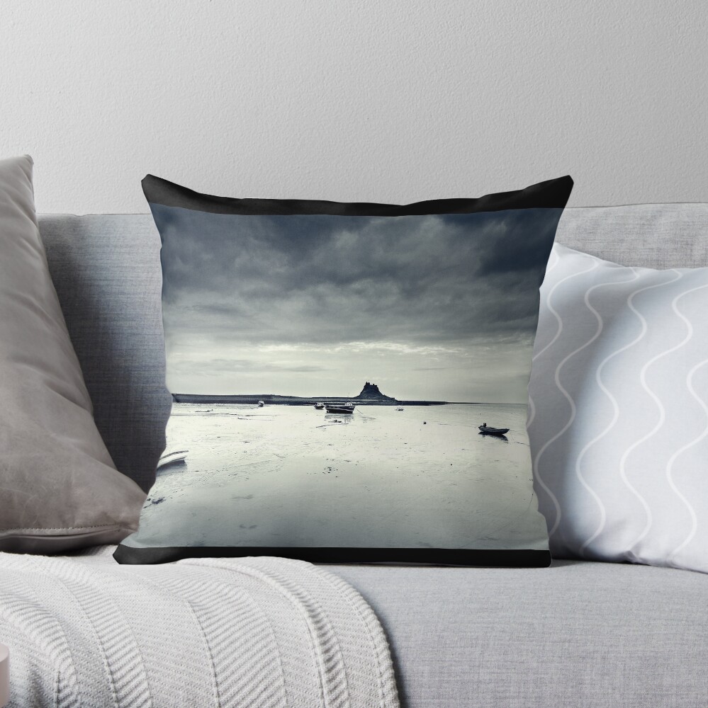 Bleak harbour Throw Pillow