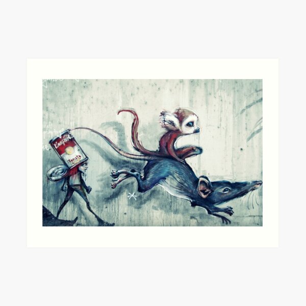 Rat race Art Print