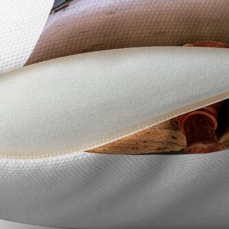 Alternate view of Gloomy Lindisfarne Throw Pillow