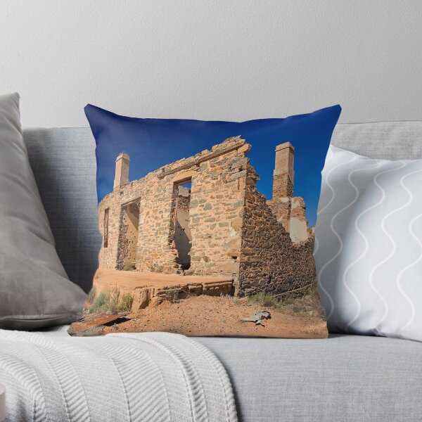 Waukaringa Ruins, SA Throw Pillow