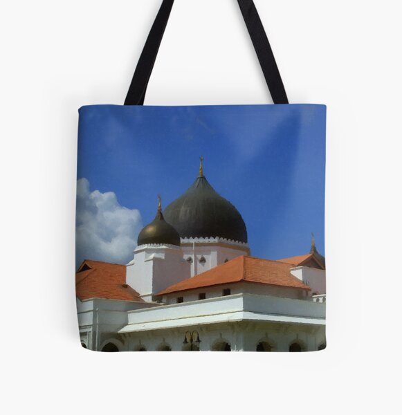 Bright Sky - Malaysian Mosque (1) All Over Print Tote Bag