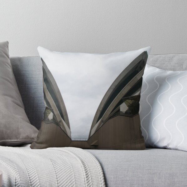 The Layered "Wings" of the Opera House-close up, Sydney Throw Pillow