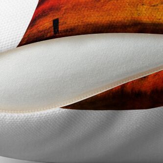 Alternate view of Wings Of Fire Throw Pillow