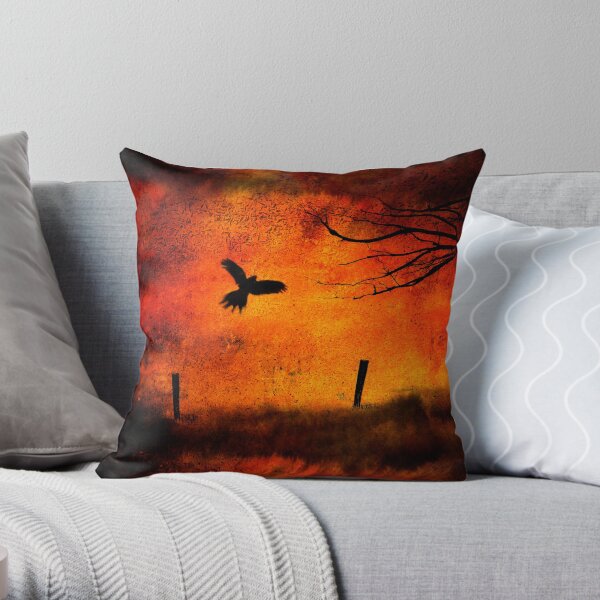 Wings Of Fire Throw Pillow