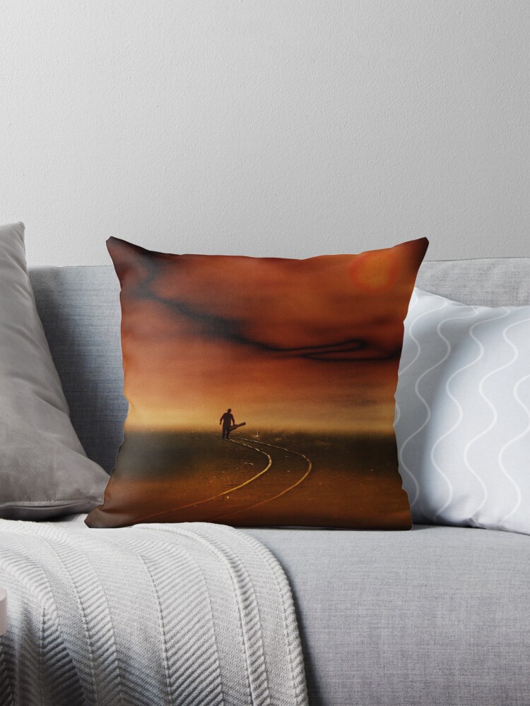 Thumbnail 1 of 4, Pillow, Blues Man designed and sold by ronmoss.
