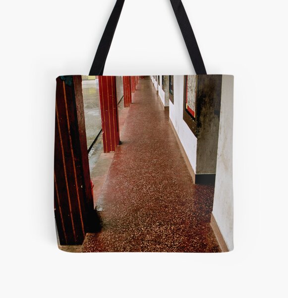 gompa path. rumtek, sikkim All Over Print Tote Bag
