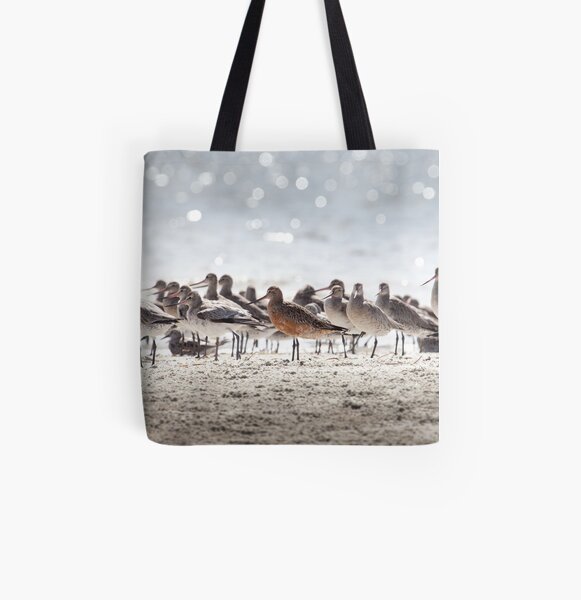 Bar-tailed Godwit All Over Print Tote Bag