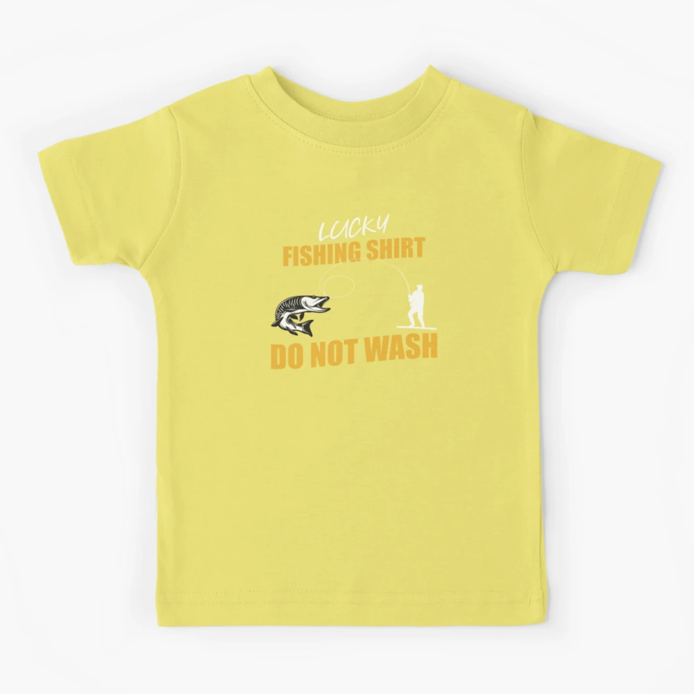 Youth This Is My Lucky Fishing Shirt Do Not Wash TShirt Baby Bodysuit