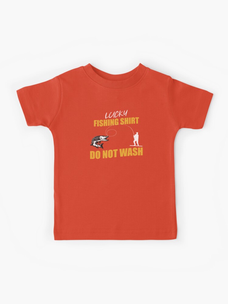 Lucky Fishing T-shirt Do Not Wash Funny Fly Fishing by the-graig