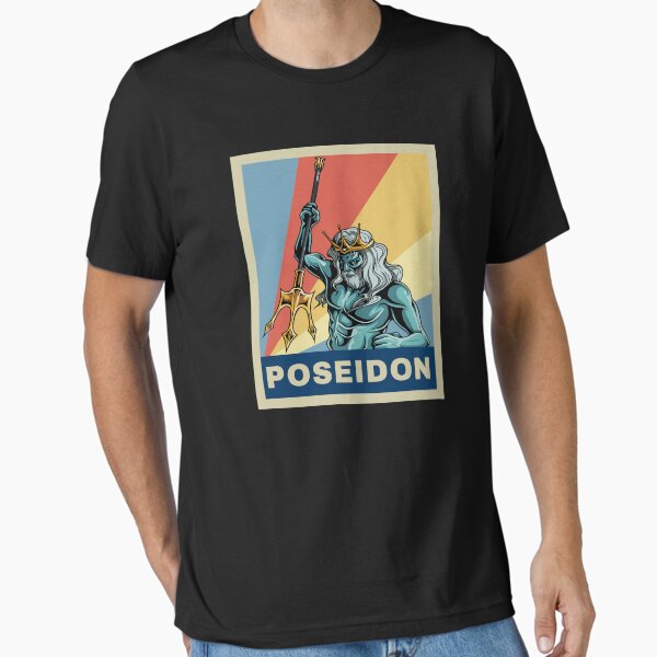Item preview, Vintage Retro Poseidon Greek Mythology Gift designed and sold by MintedFresh.
