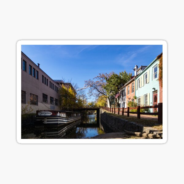 Item preview, The Georgetown - an Old Boat on Historic Chesapeake and Ohio Canal in Washington DC designed and sold by Georgia Mizuleva.