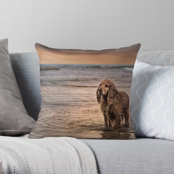 My Golden Girl Throw Pillow