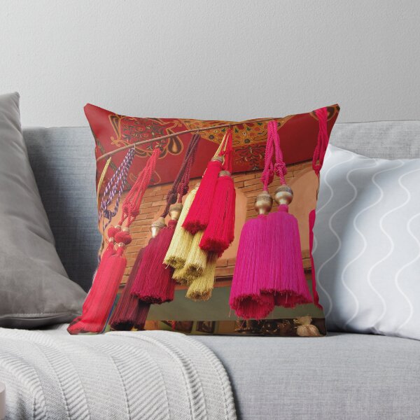 Tassels, Marrakech Throw Pillow