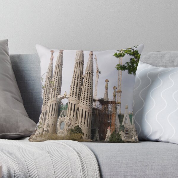 Sagrada Familia - Barcelona Throw Pillow