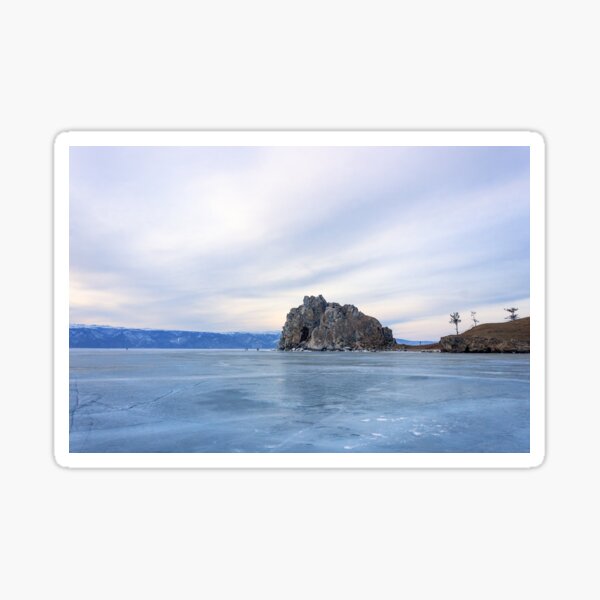Shaman Rock, lake Baikal Sticker