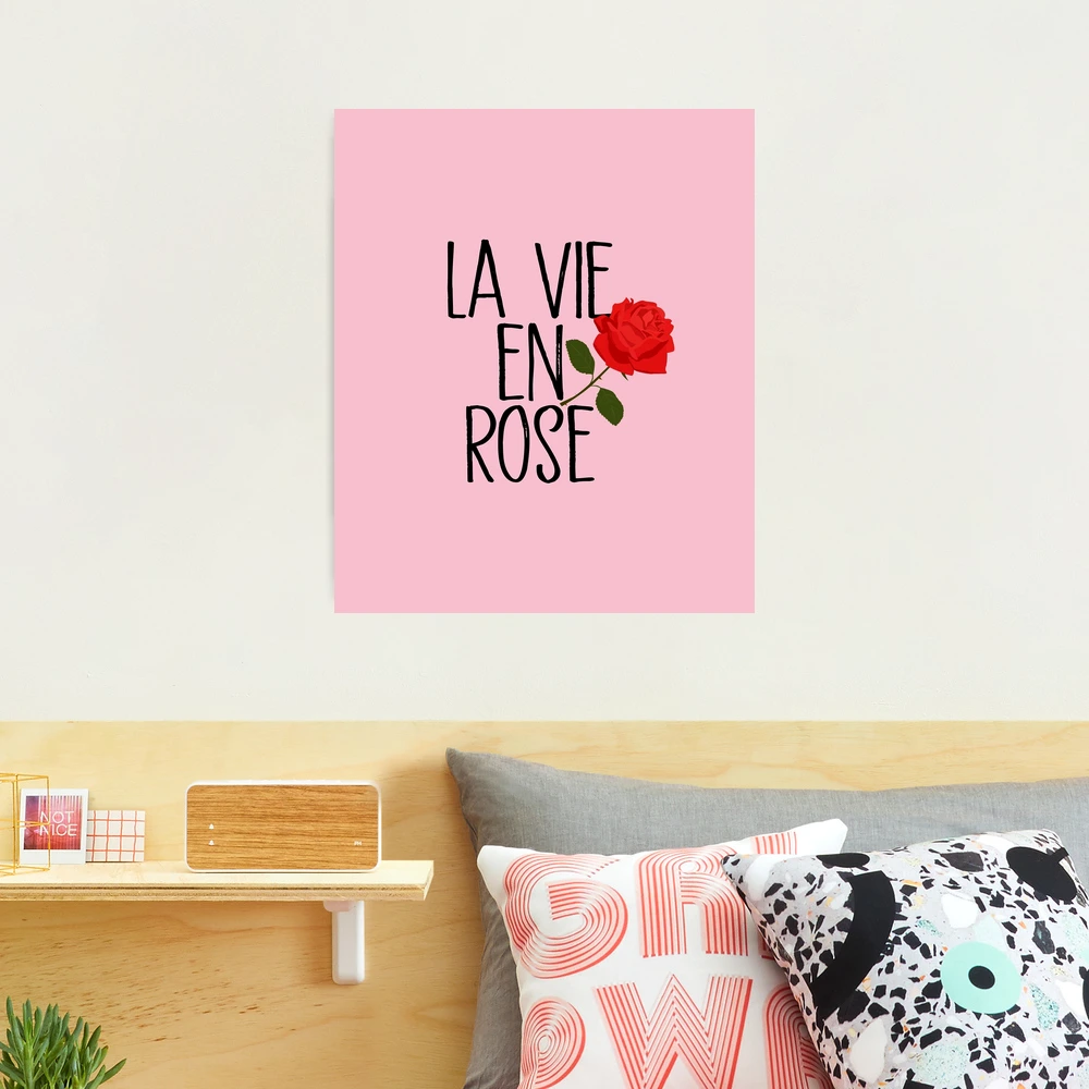 La Vie En Rose - I see life with rose colored glasses