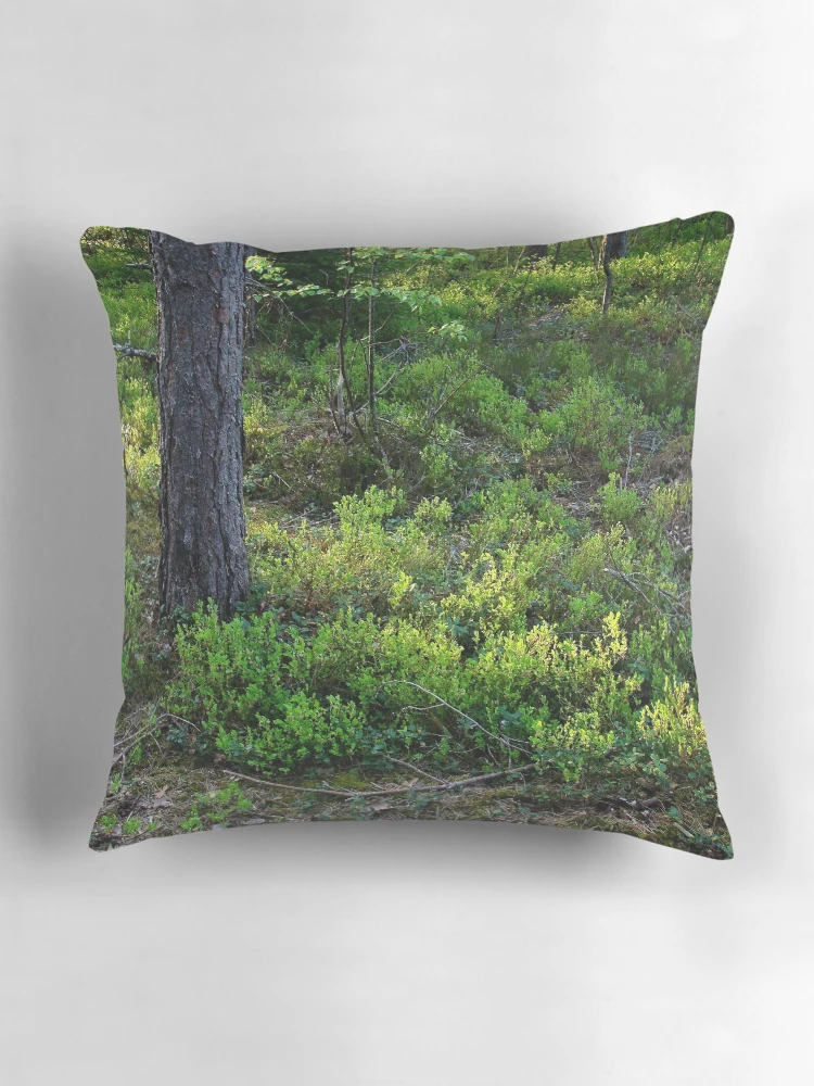 Thumbnail 3 of 4, Pillow, Spring Green designed and sold by Ritva Ikonen.
