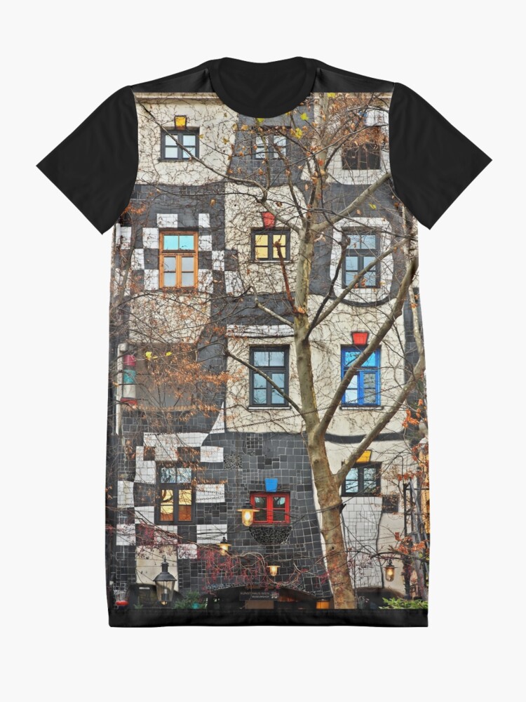 Download "Kunst Haus Wien" Graphic T-Shirt Dress by Cretense72 ...