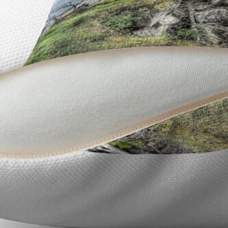 Alternate view of Edith Point North Throw Pillow