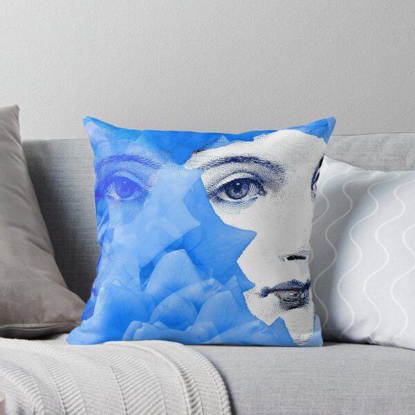 Artikelvorschau, Echoed Face and Roses in Blue entworfen und verkauft von Ivana Redwine.