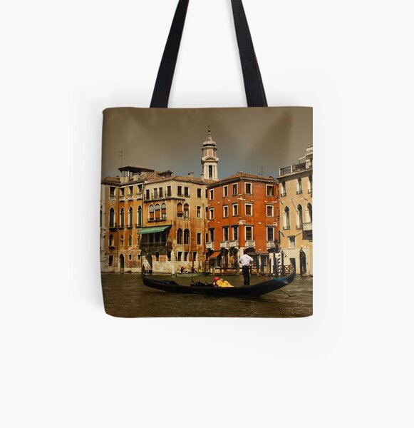 Gondala in Venice, Italy All Over Print Tote Bag