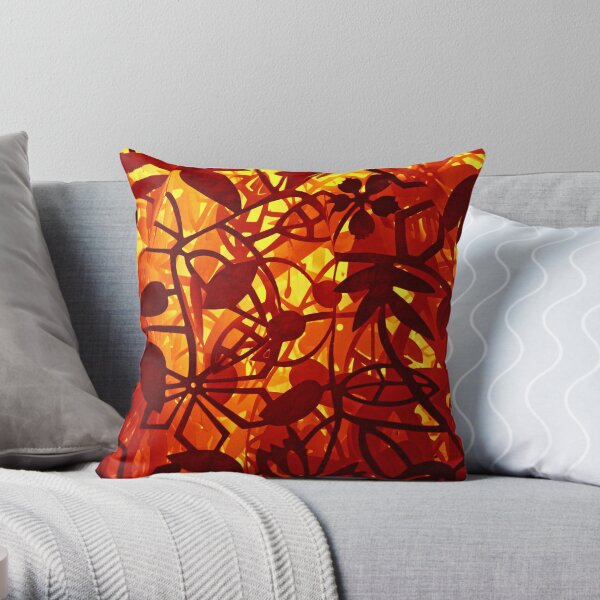 Paper Jungle Throw Pillow