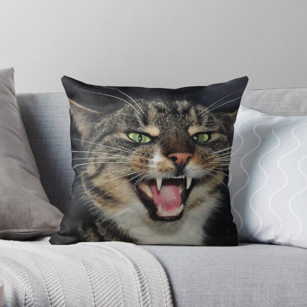 Hear Me Roar Throw Pillow