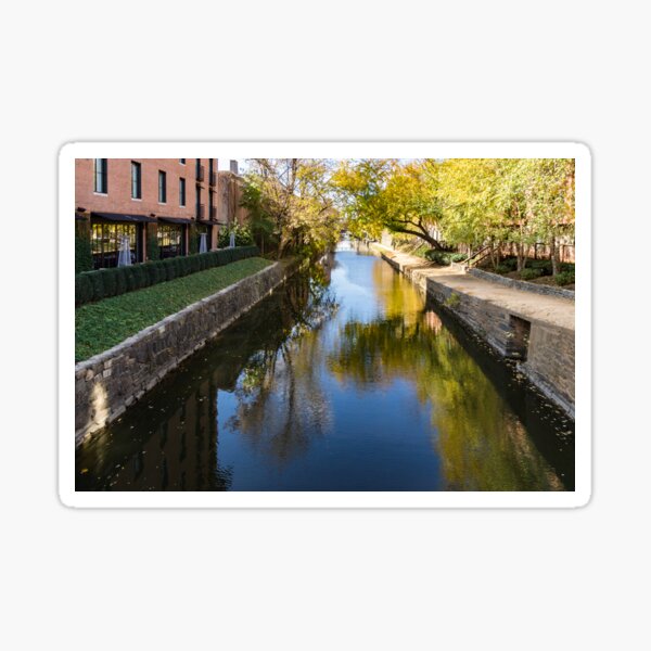 Item preview, Sunny Towpath - Reflections in Chesapeake and Ohio Canal in Georgetown, Washington, DC designed and sold by Georgia Mizuleva.