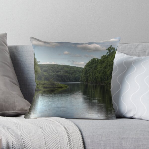 Huntsville Reservoir Throw Pillow