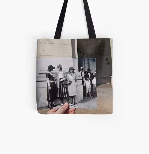 Looking Into the Past: Beauty Pageant Winners, Union Station, Washington, DC All Over Print Tote Bag