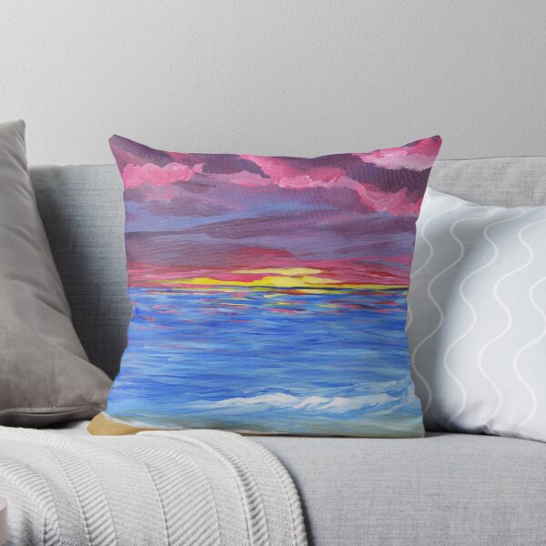 Kim's Sunset Throw Pillow