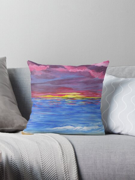 Kim's Sunset Throw Pillow