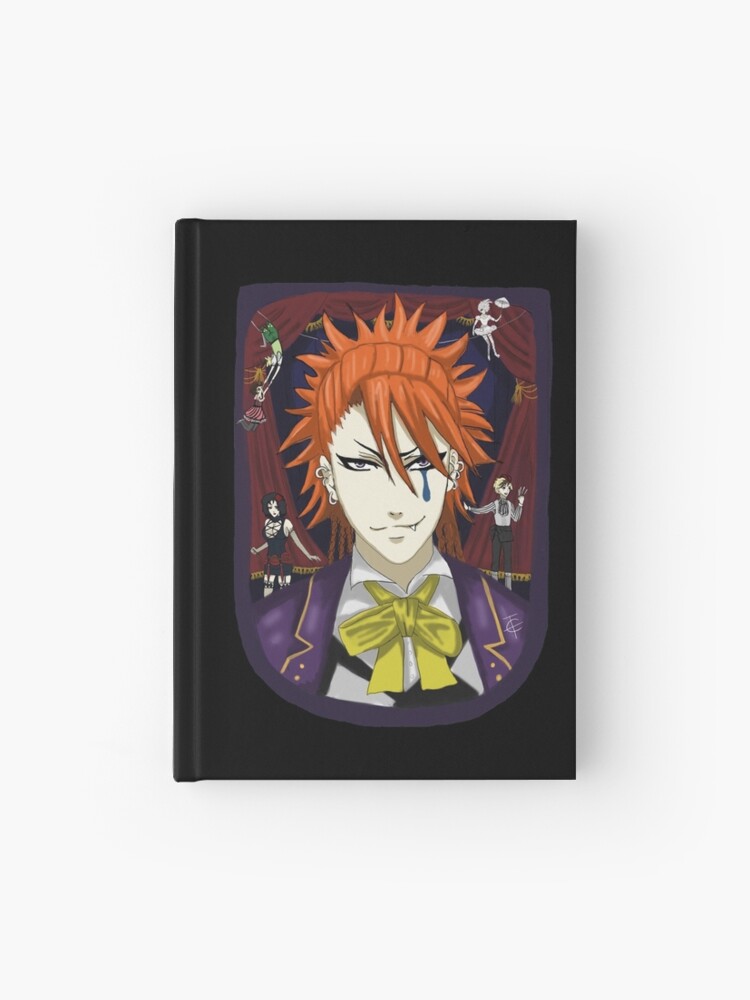 Joker Noah S Ark Circus Black Butler Fan Art Hardcover Journal By Climbtheivy Redbubble