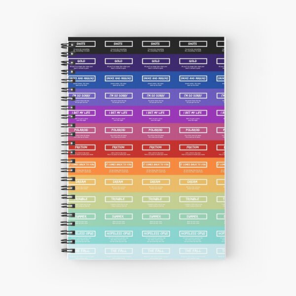 Smoke And Mirrors Spiral Notebook