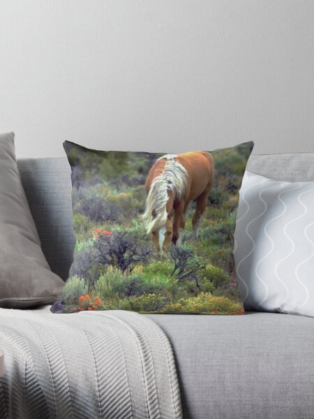 Mountain Meadow Throw Pillow
