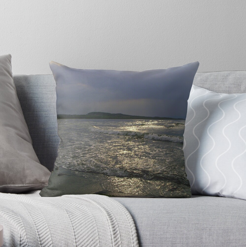 Corran Sands    Isle  of Jura Throw Pillow