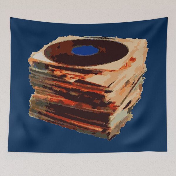 Item preview, Vinyl record player retro vintage music designed and sold by untagged-shop.