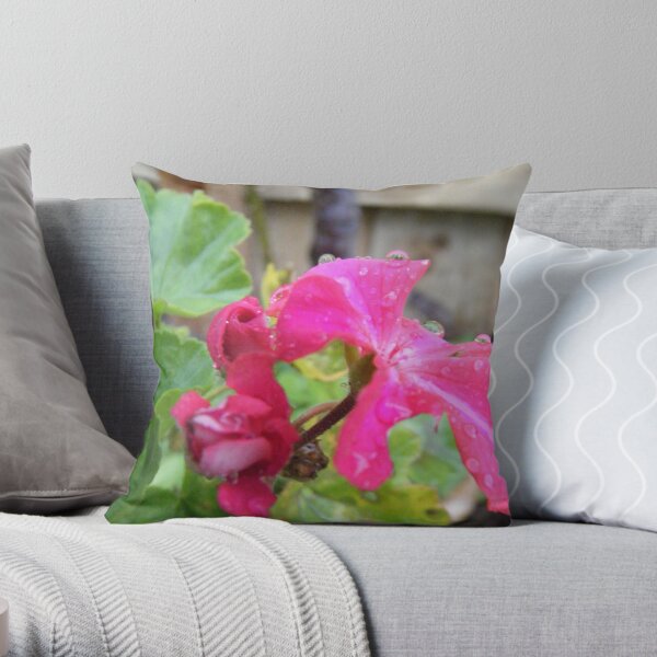Winter Rains Throw Pillow