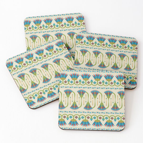 Item preview, Egyptian Floral Border Pattern designed and sold by Nartissima.