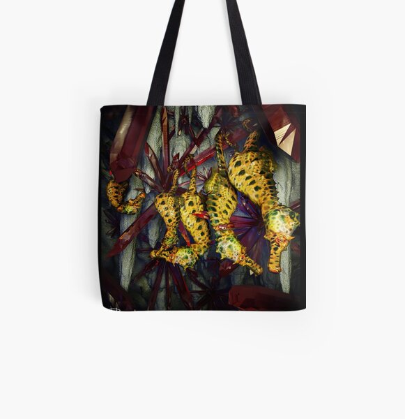 Ocean Invasion #4: Crystal Cave of the Landhorse All Over Print Tote Bag
