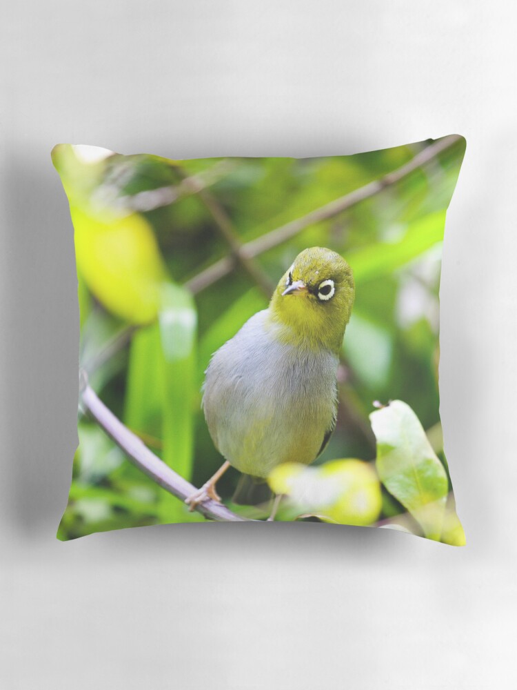 Thumbnail 3 of 4, Pillow, Silvereye designed and sold by mistered.