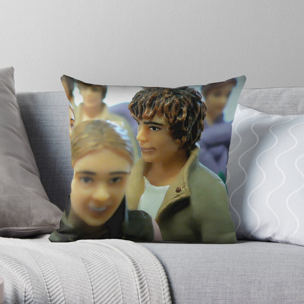 Making a Connection Throw Pillow