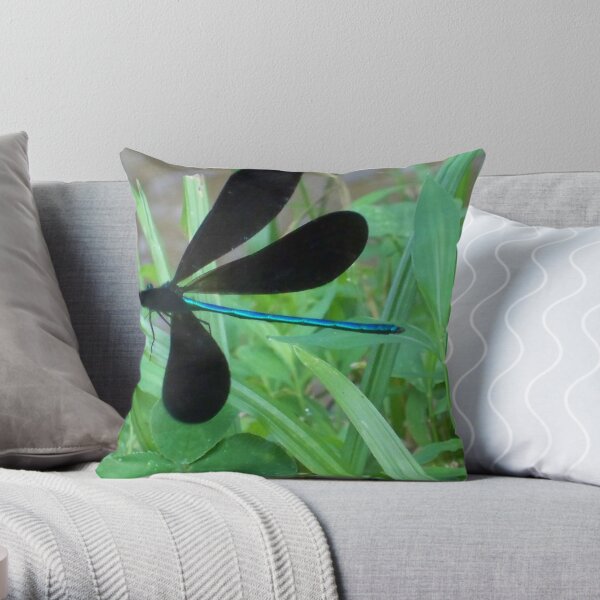 Blue Throw Pillow