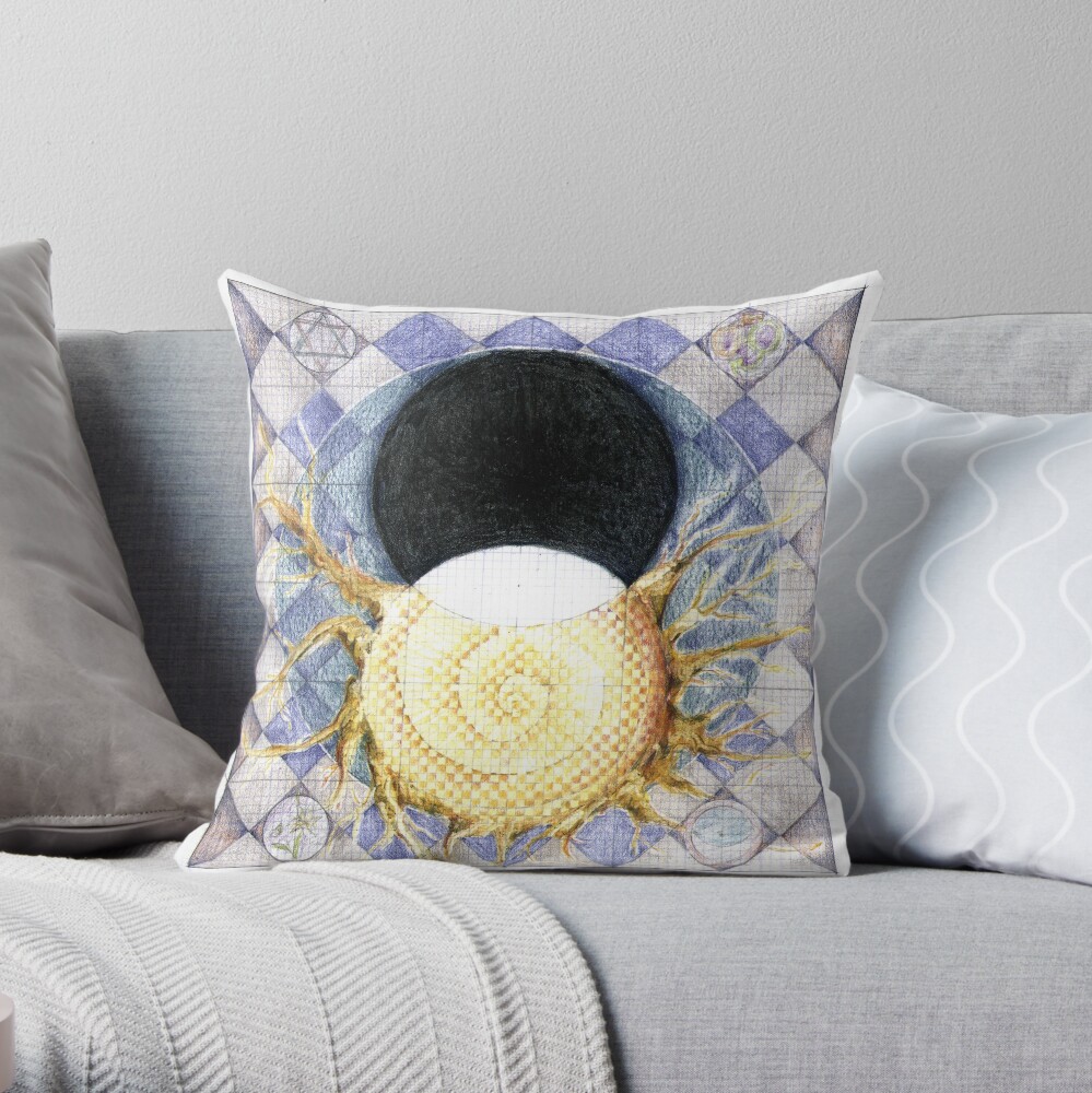 wheel 2: Co-Creative Evolution Throw Pillow