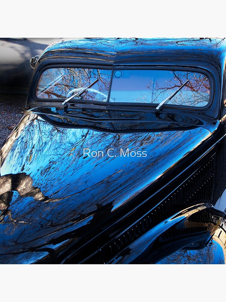 Spooky Custom Van in Winter light by ronmoss