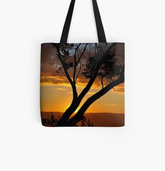 Blackheath Lookout NSW Australia - At the End of a Perfect Day All Over Print Tote Bag