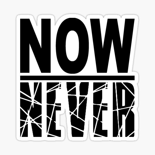 Colby Brock Shattered NOW OR NEVER Sticker