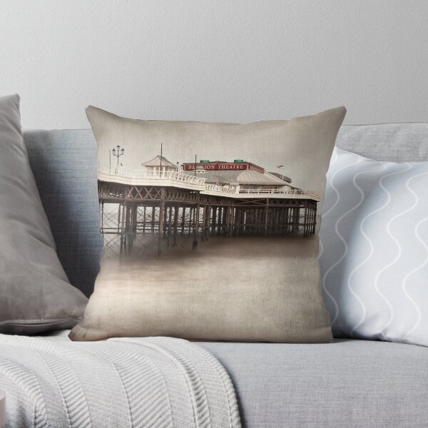 Cromer Pier, Norfolk Throw Pillow